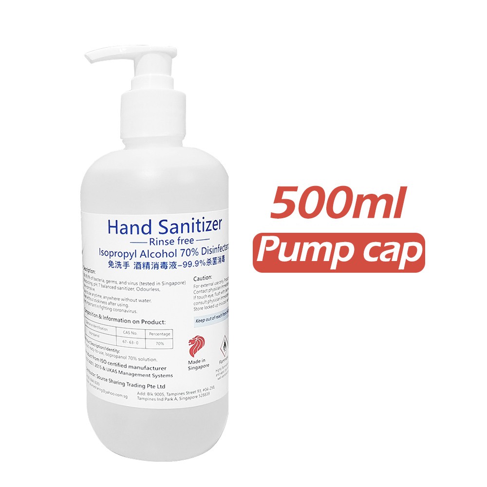 Hand Sanitizer 500ML Pump Cap-P1